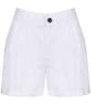 SP713 Spasso Ladies Linen Bermuda Shorts White colour image